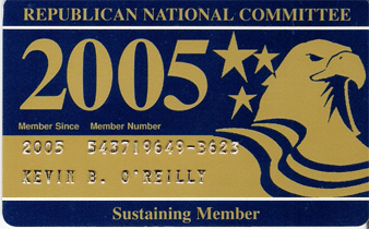 GOP member card